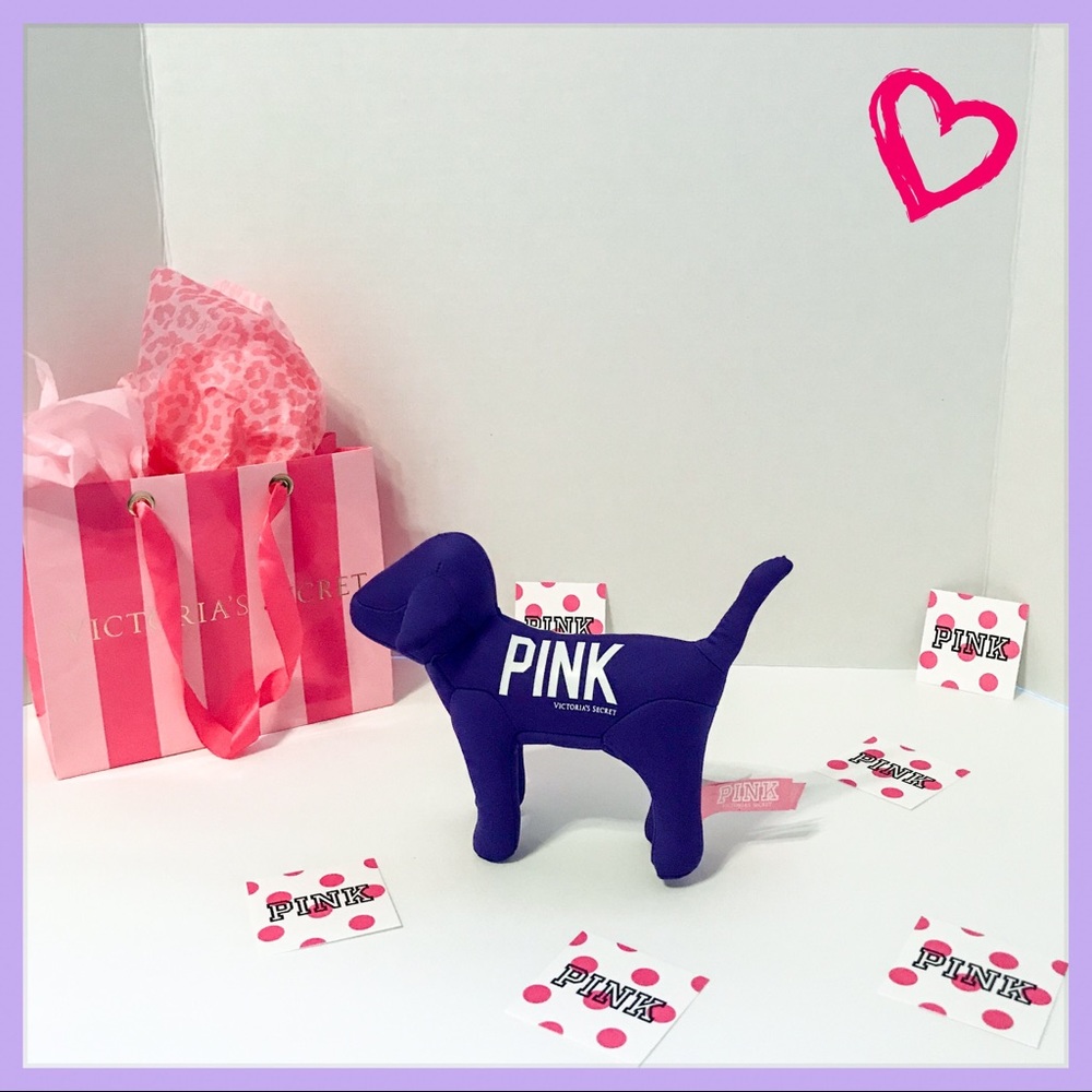 VS Pink Mini Dog 2012 Purple Dog 0412 Retired Victoria’s Secret